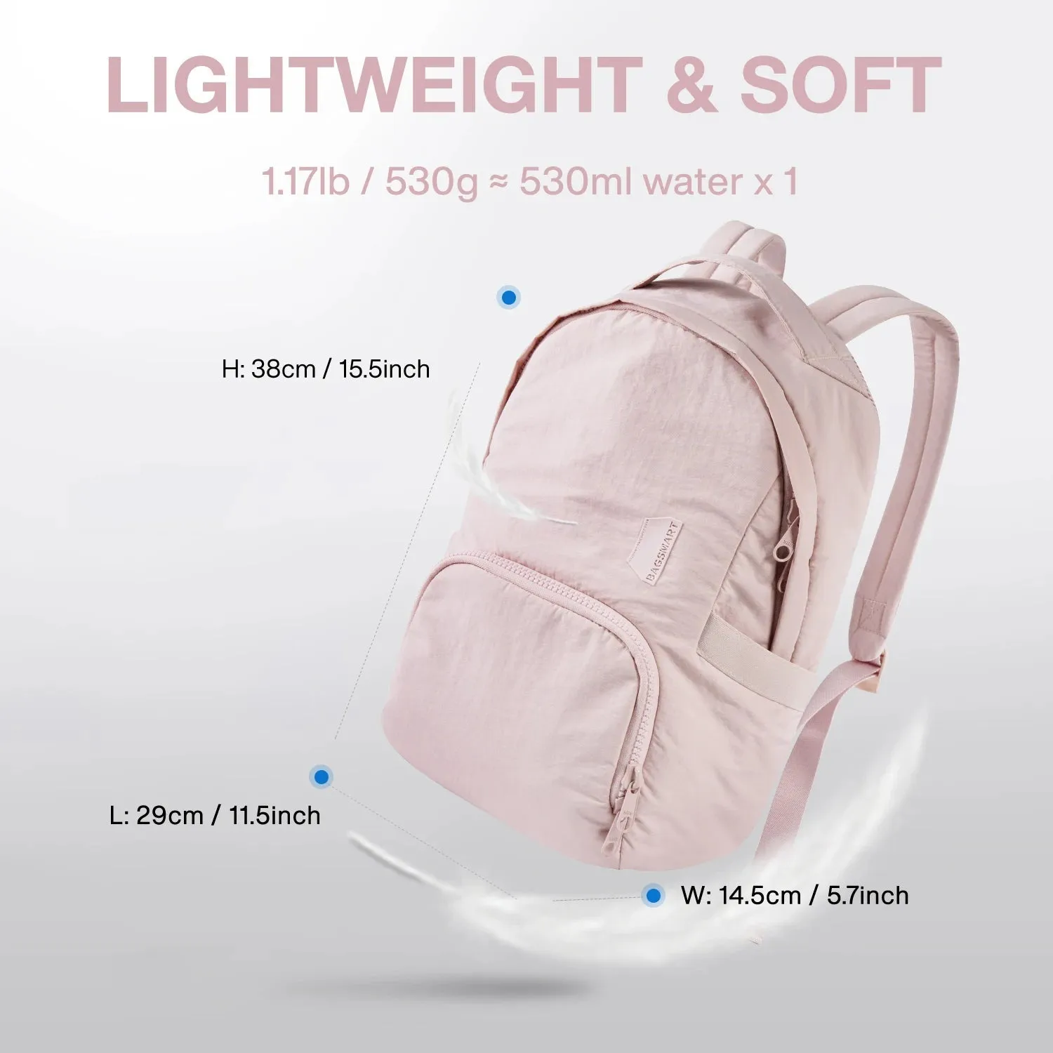 BAGSMART Blossom Backpack for Women