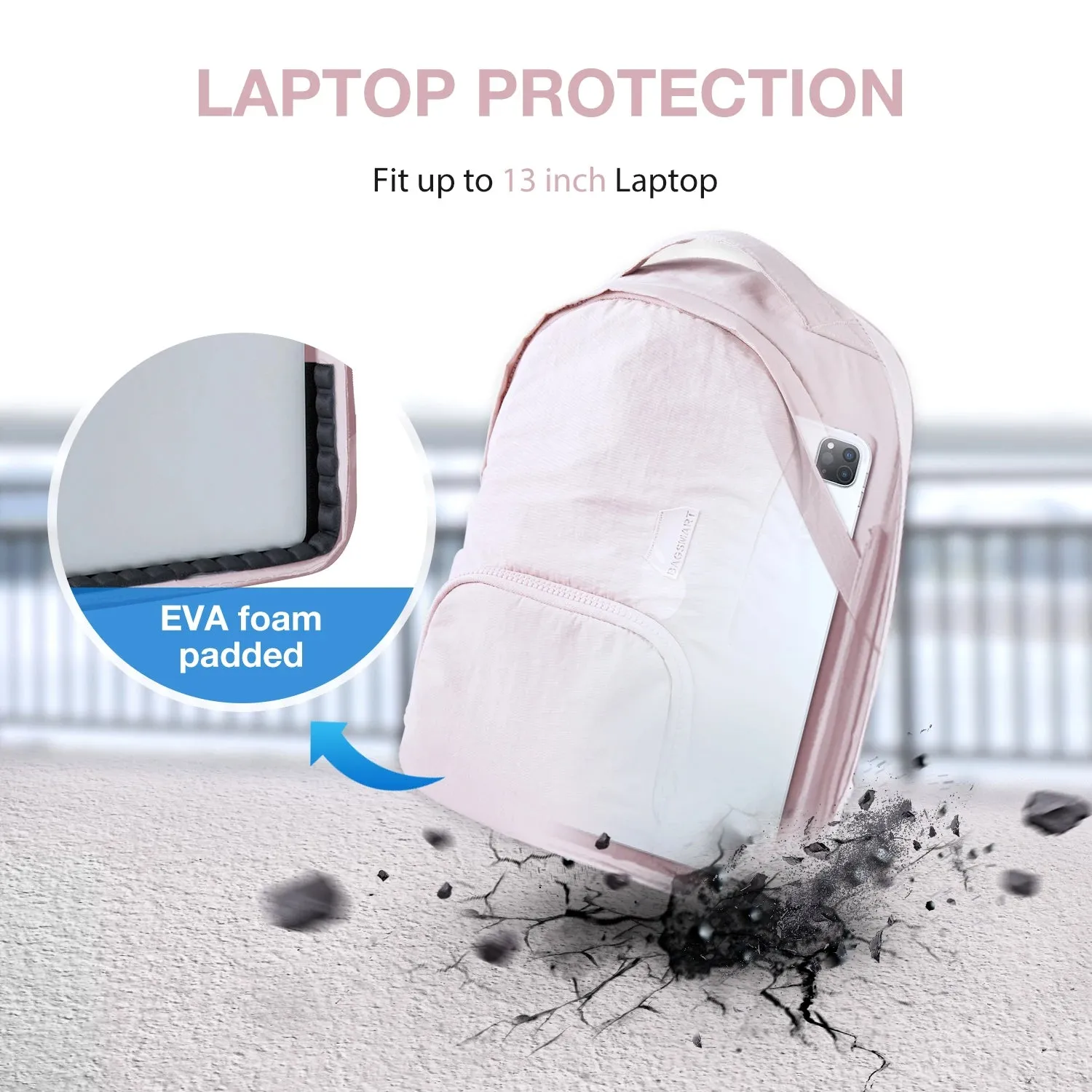 BAGSMART Blossom Backpack for Women