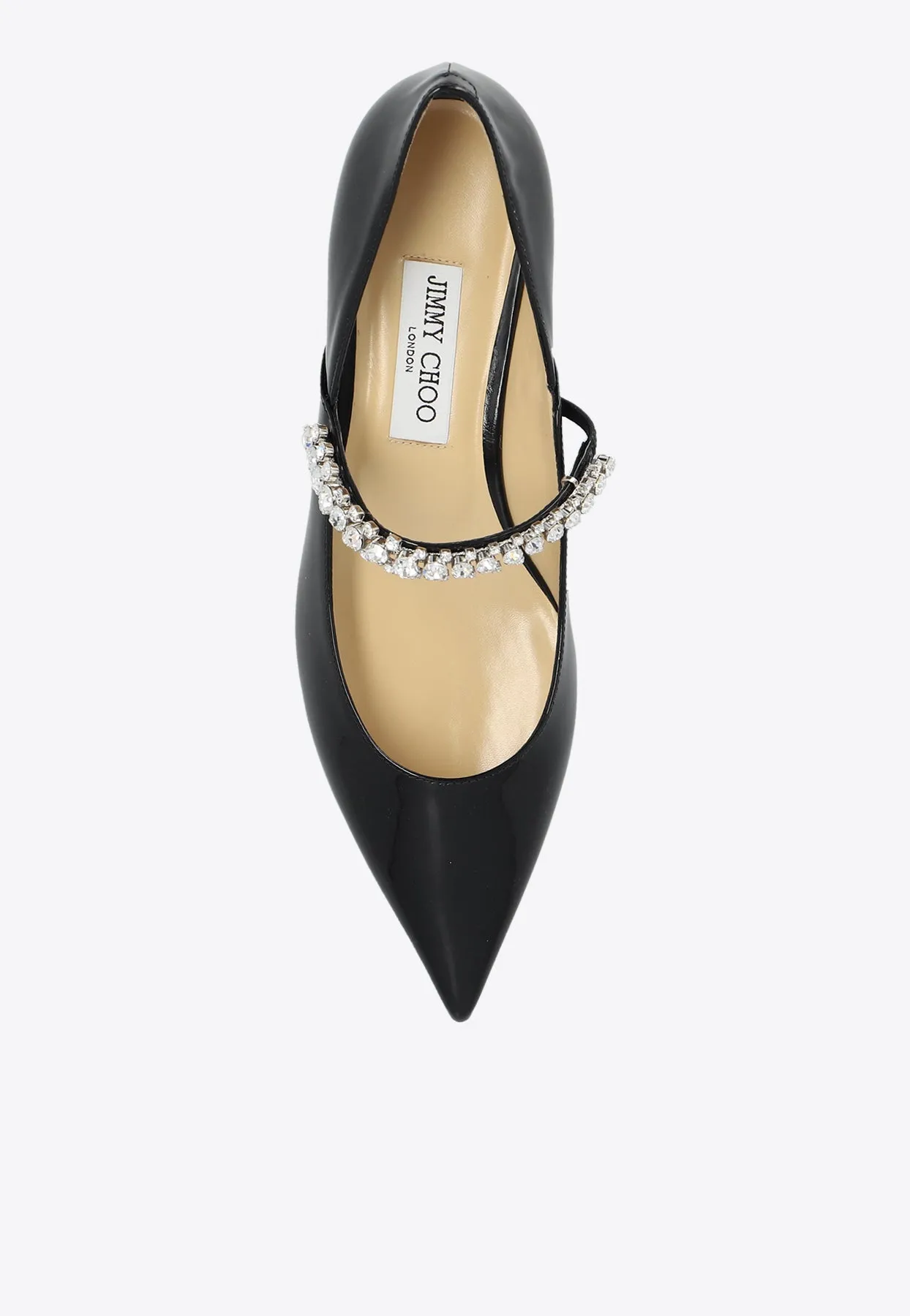 Bing Crystal-Strap Ballerina Flats