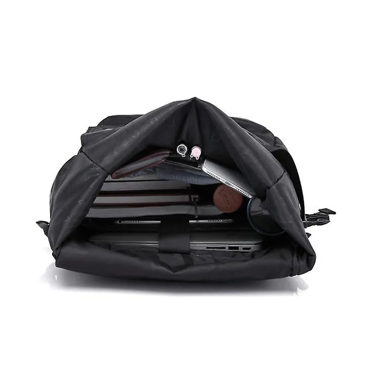 black Men Travel Laptop Backpack Water Resistant Anti-theft Rucksack AZ14943
