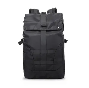 black Men Travel Laptop Backpack Water Resistant Anti-theft Rucksack AZ14943