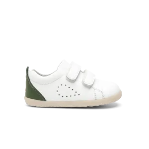 Bobux Step Up Grass Court White   Forest