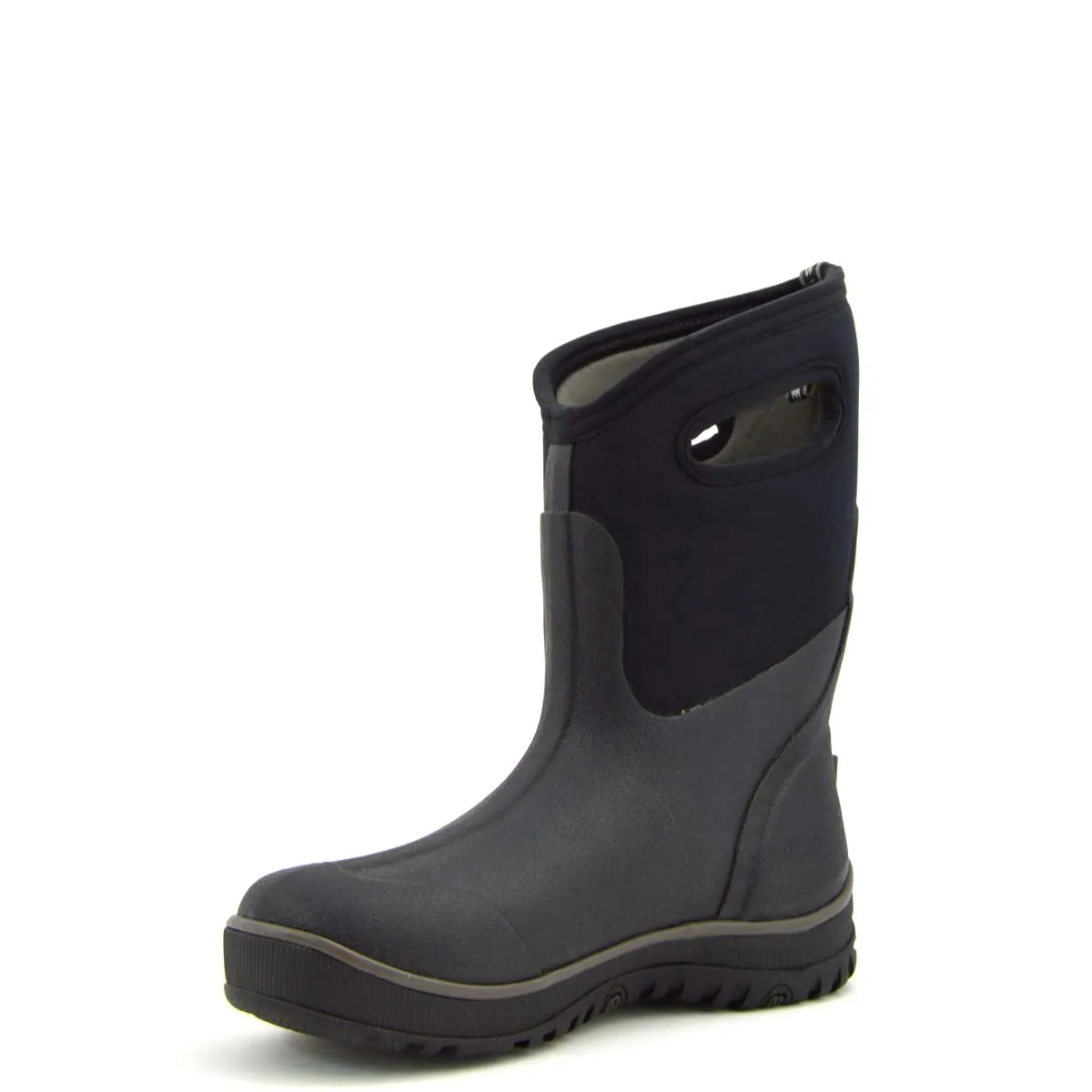 Bogs Ultra Mid Black Mens Gumboots