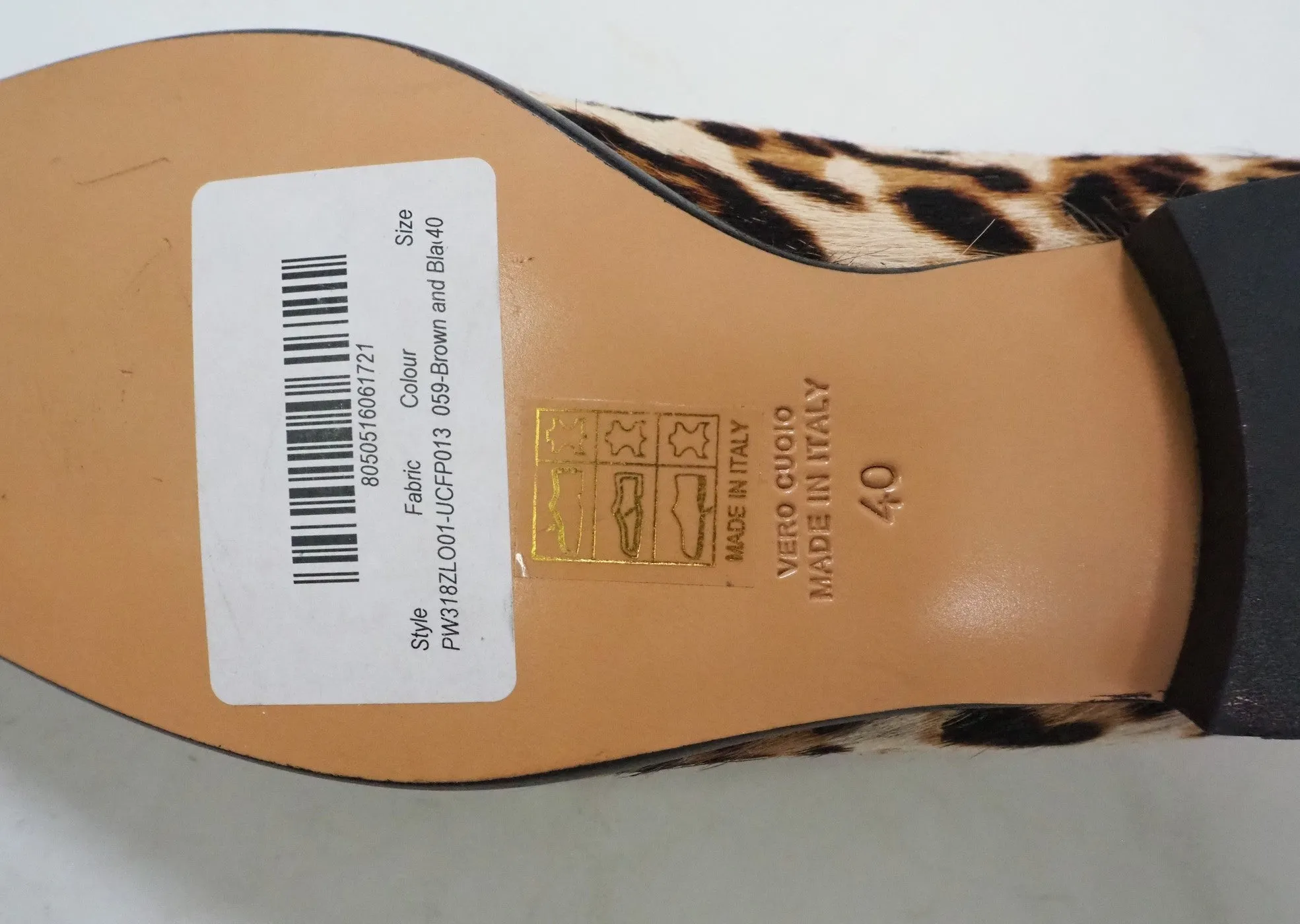 Calfskin Hair Leather Slip-On-Shoes