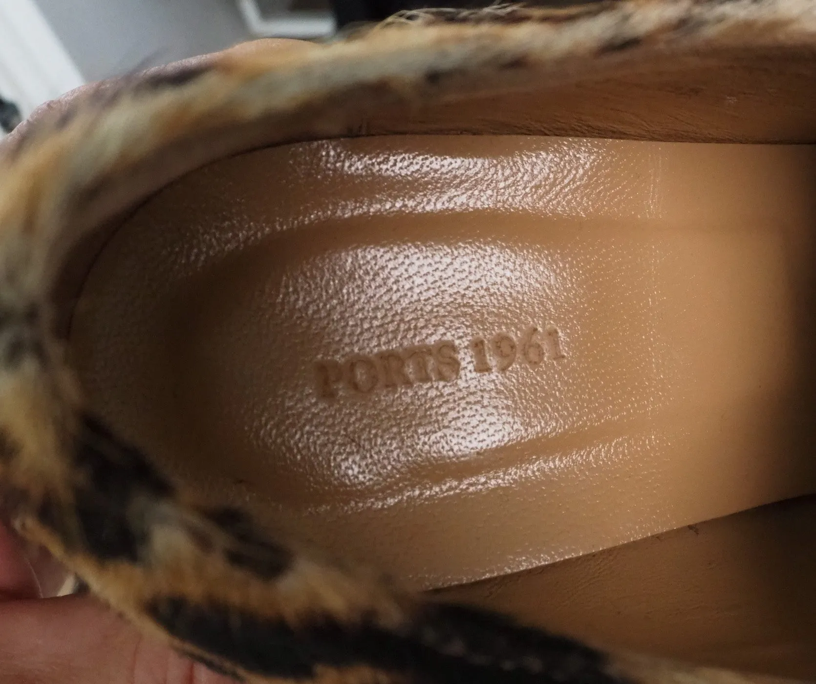 Calfskin Hair Leather Slip-On-Shoes