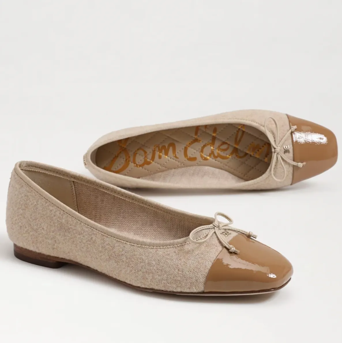 Cap-Toe Ballet Flats