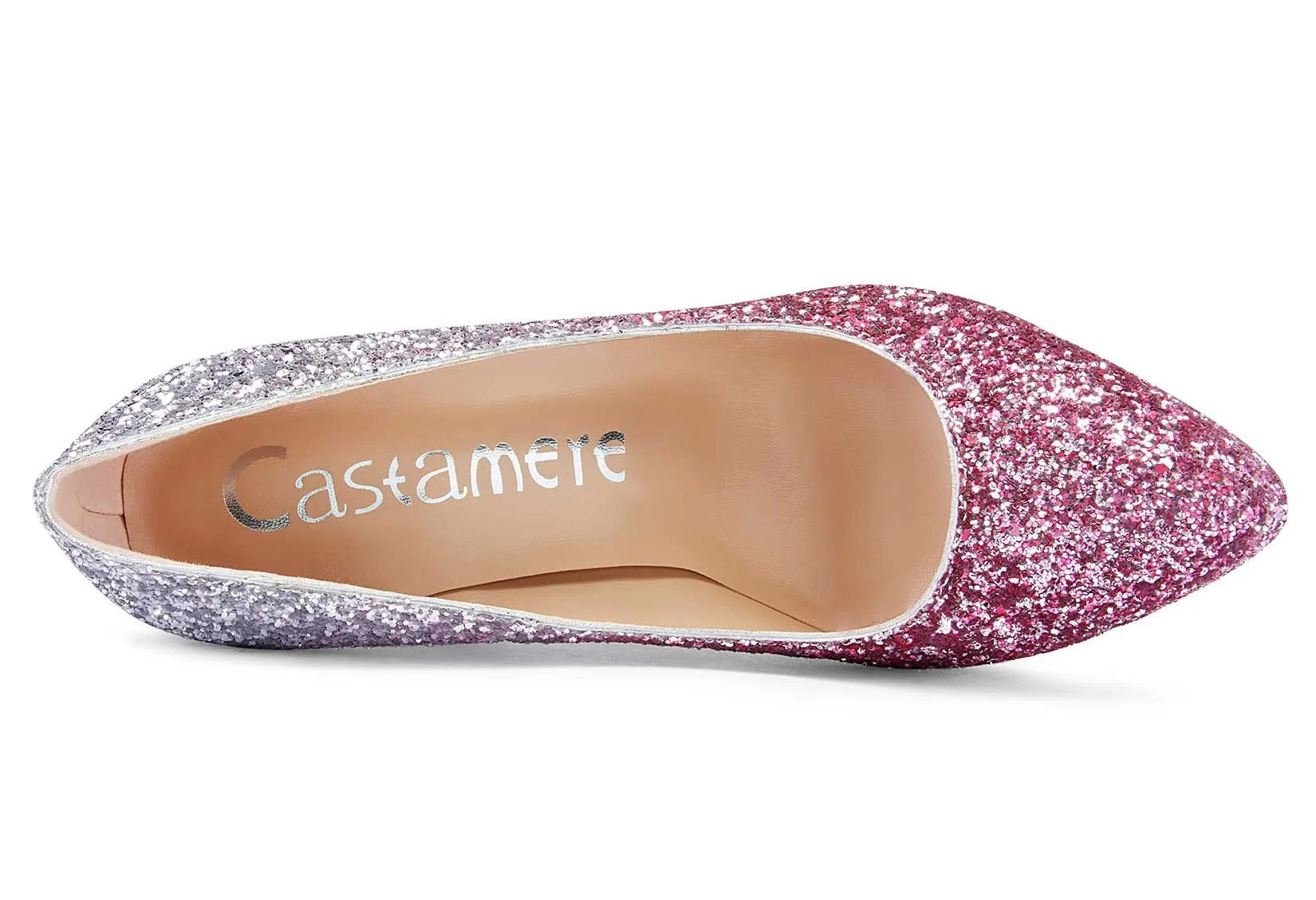 CASTAMERE Womens High Heels Platform Pumps Slip-on Stilettos 12CM Heel Office Dress Fashion Shoes