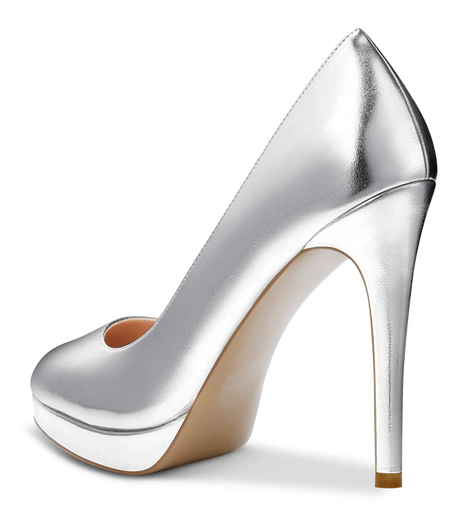 CASTAMERE Womens High Heels Platform Pumps Slip-on Stilettos 12CM Heel Office Dress Patent Shoes