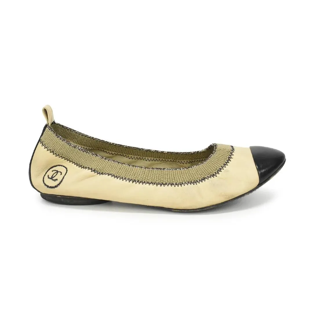 Chanel Elastic Flats - Women's 37