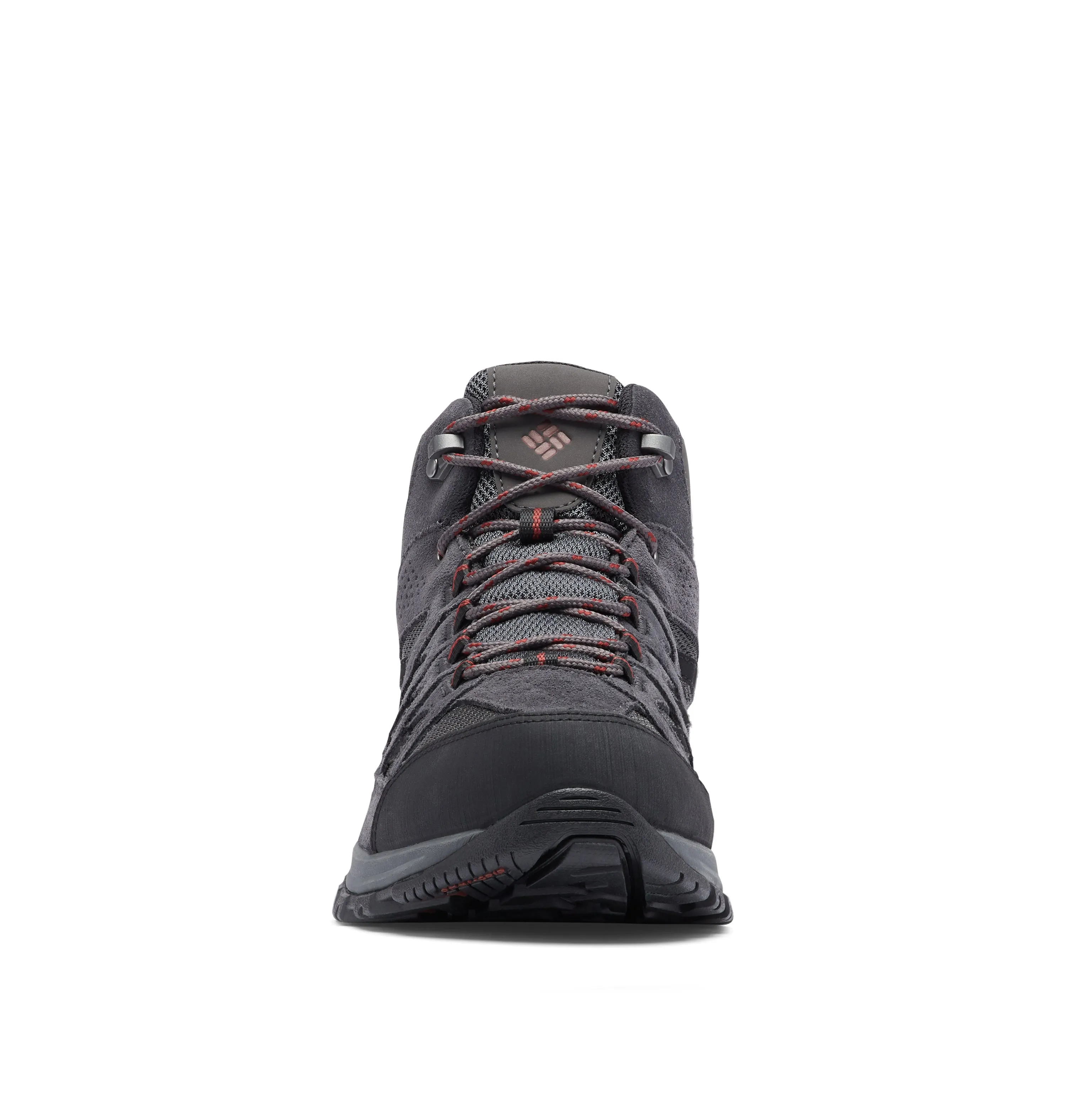 Columbia Men's Crestwood Waterproof Mid Trail Boots (Dark Grey/Deep Rust)