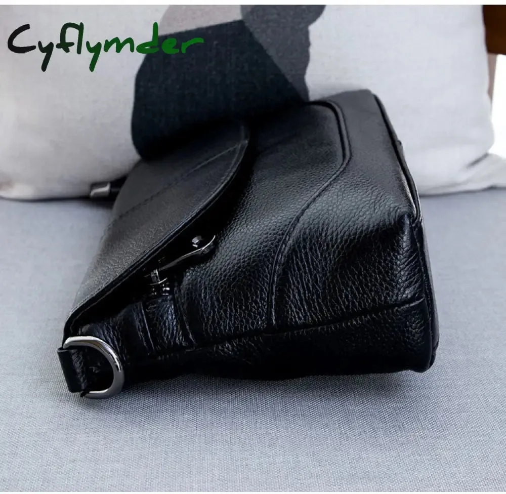 Cyflymder Genuine Leather Crossbody Bags for Women Ladies Shoulder Bags New Fashion Handbags female Cowhide Leather Purse Tote Bags