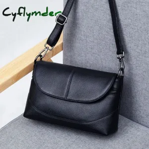 Cyflymder Genuine Leather Crossbody Bags for Women Ladies Shoulder Bags New Fashion Handbags female Cowhide Leather Purse Tote Bags