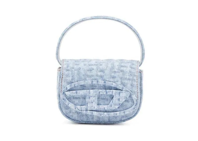 Diesel 1Dr Xs Shoulder Bag Denim Light Blue