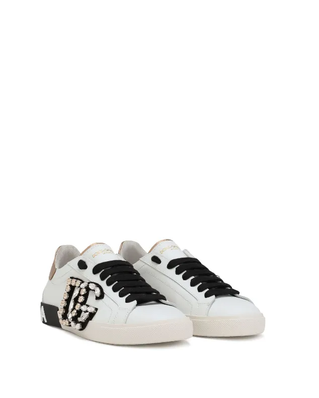 Dolce & Gabbana Portofino Vintage calfskin sneakers