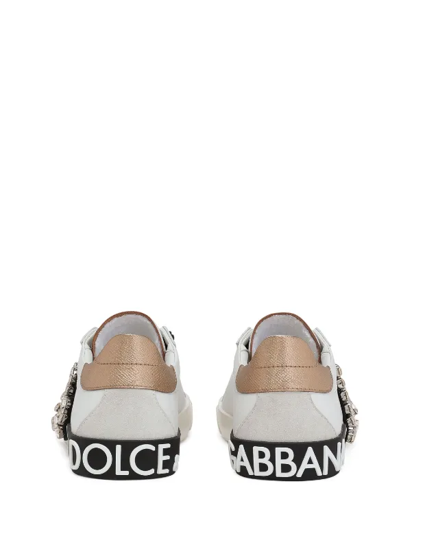Dolce & Gabbana Portofino Vintage calfskin sneakers