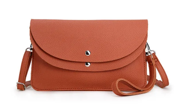 Double Flap-Over Style Handbag (6 Colours)