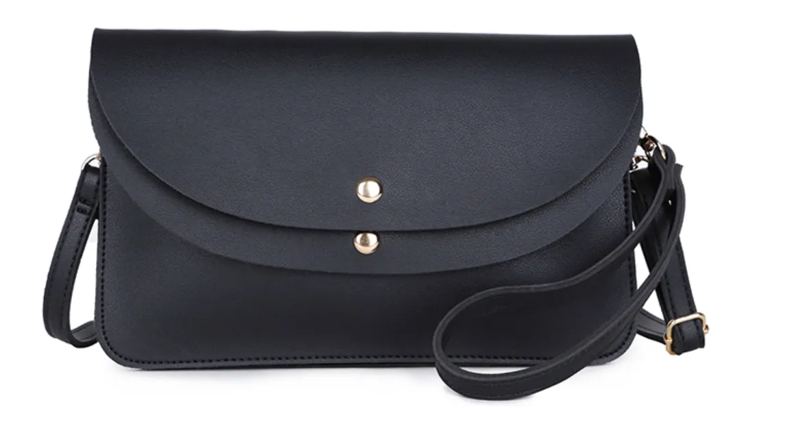 Double Flap-Over Style Handbag (6 Colours)