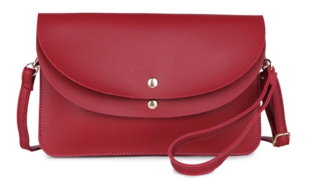 Double Flap-Over Style Handbag (6 Colours)