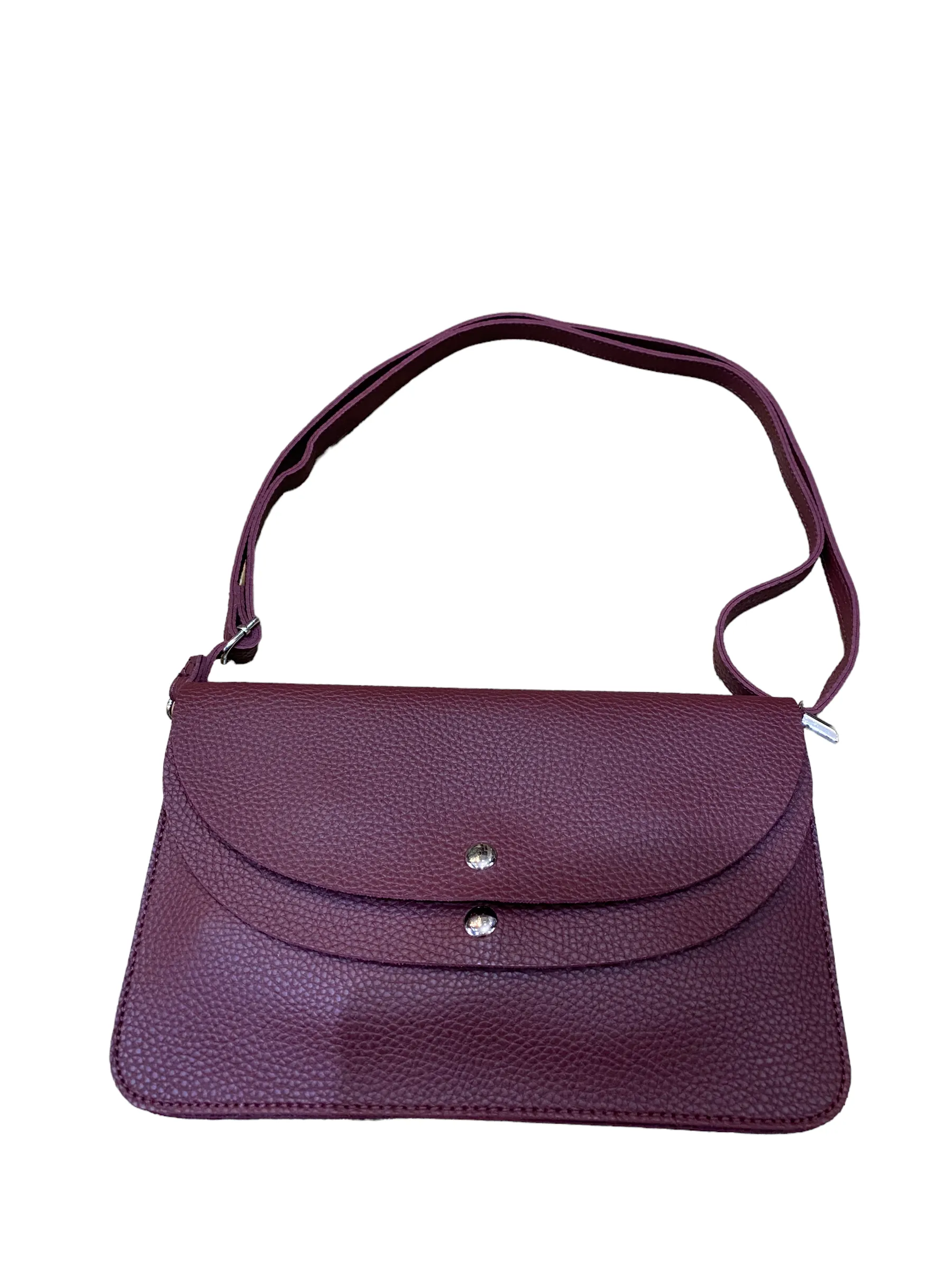 Double Flap-Over Style Handbag (6 Colours)