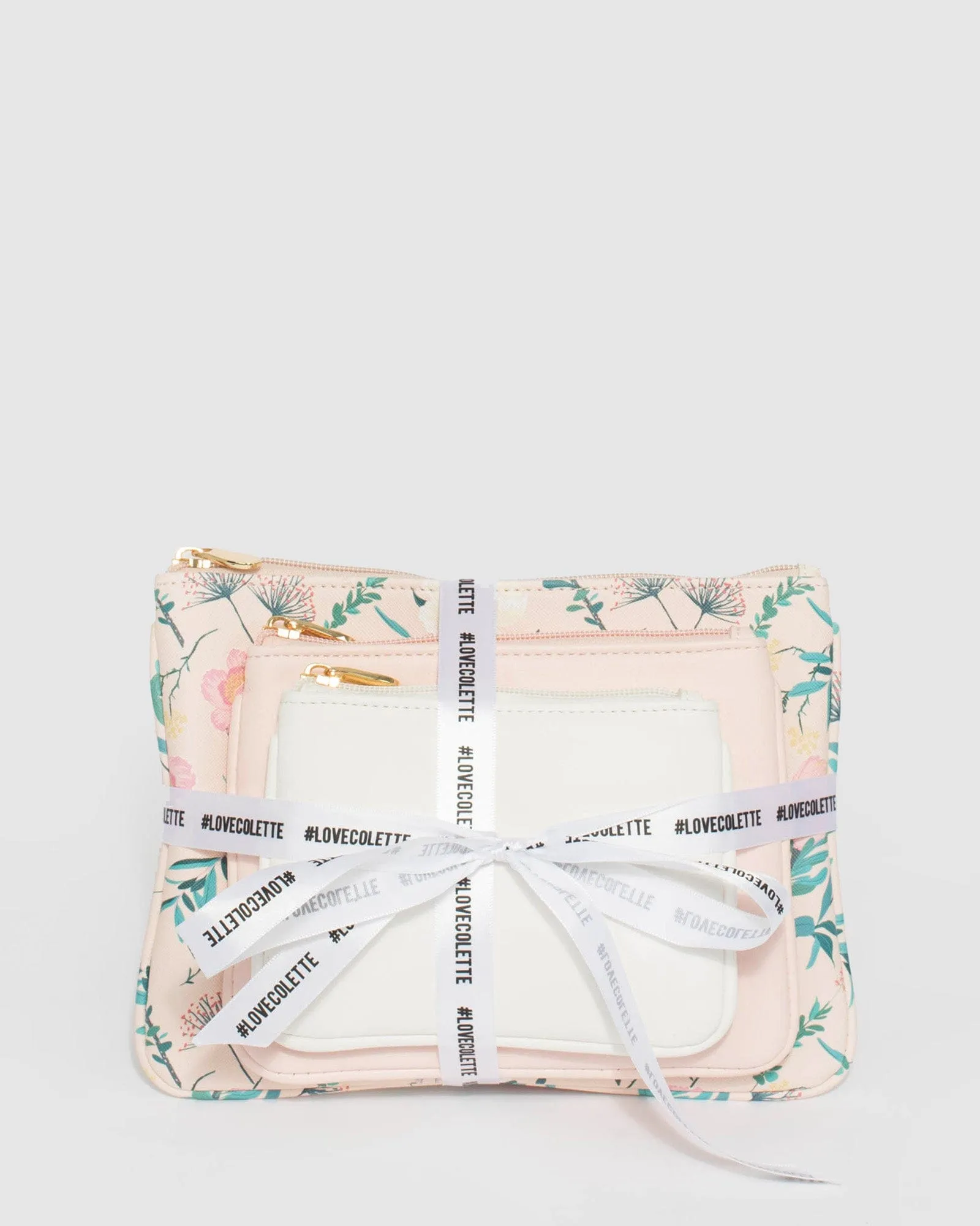Flower Print Purse Gift Set