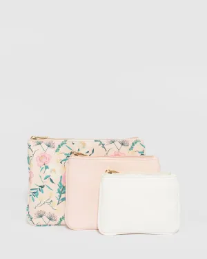 Flower Print Purse Gift Set