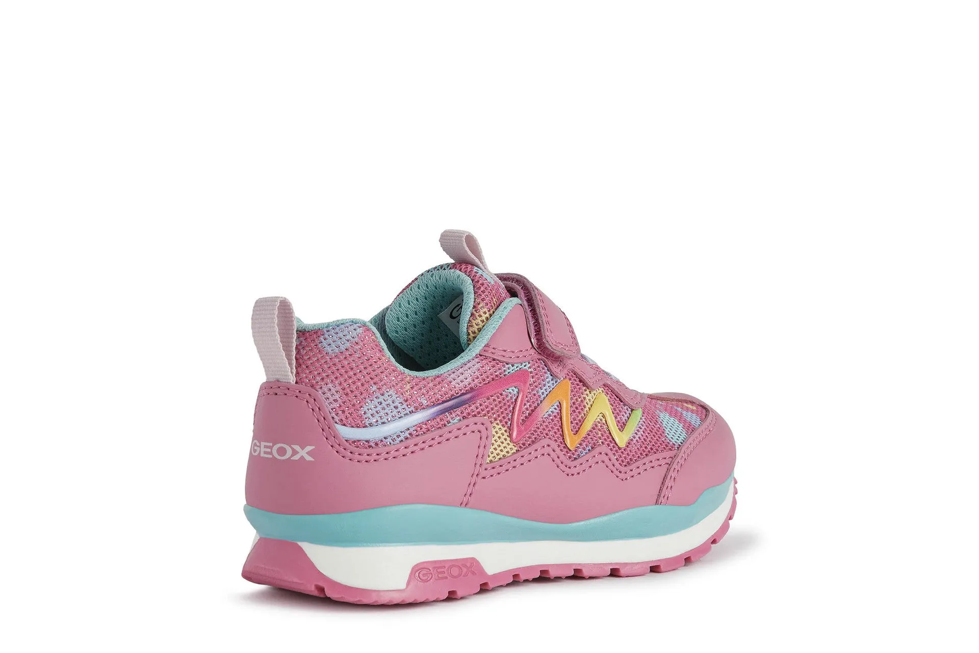 Geox Kids Trainers | Pavel | Fuchsia & Watersea