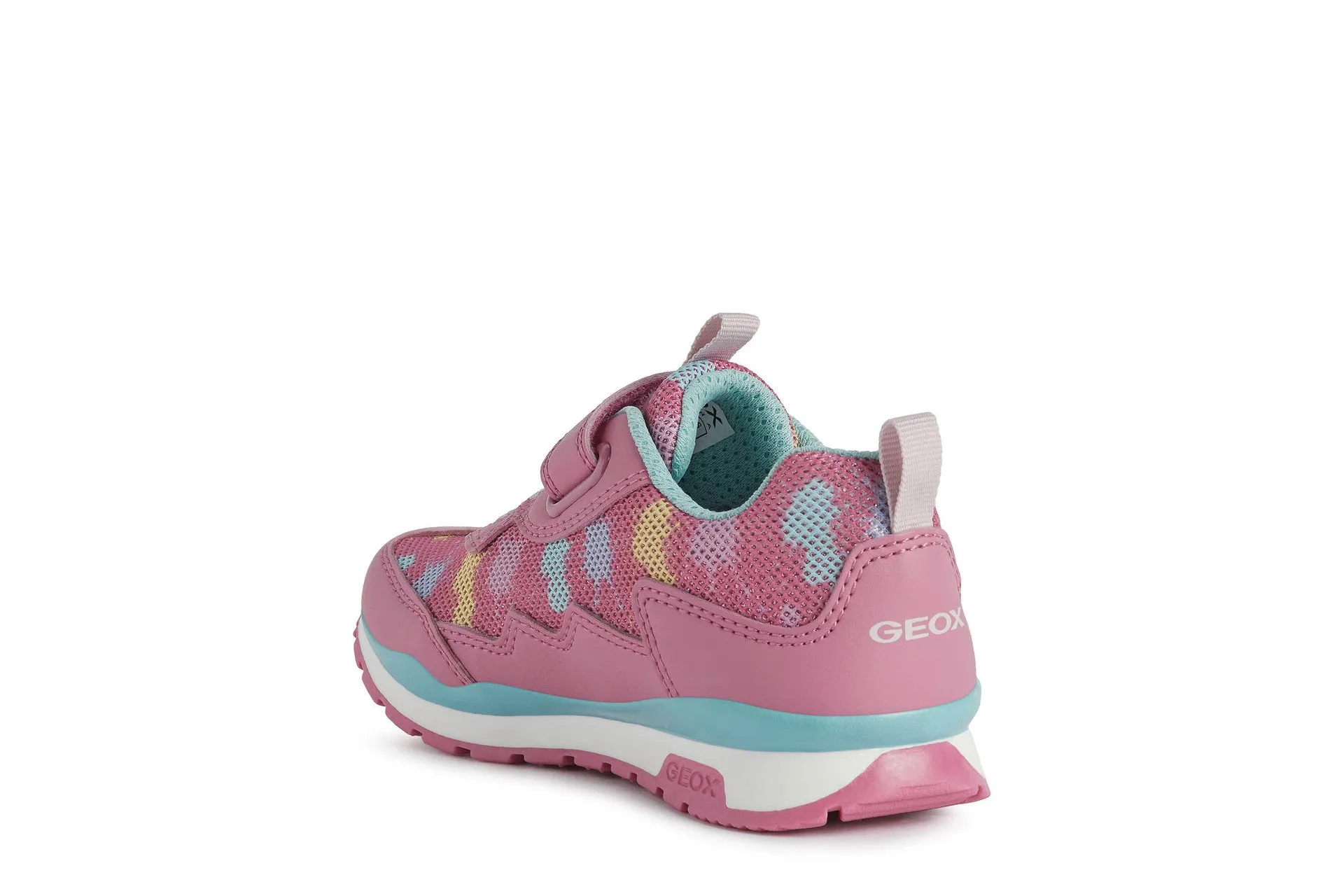Geox Kids Trainers | Pavel | Fuchsia & Watersea