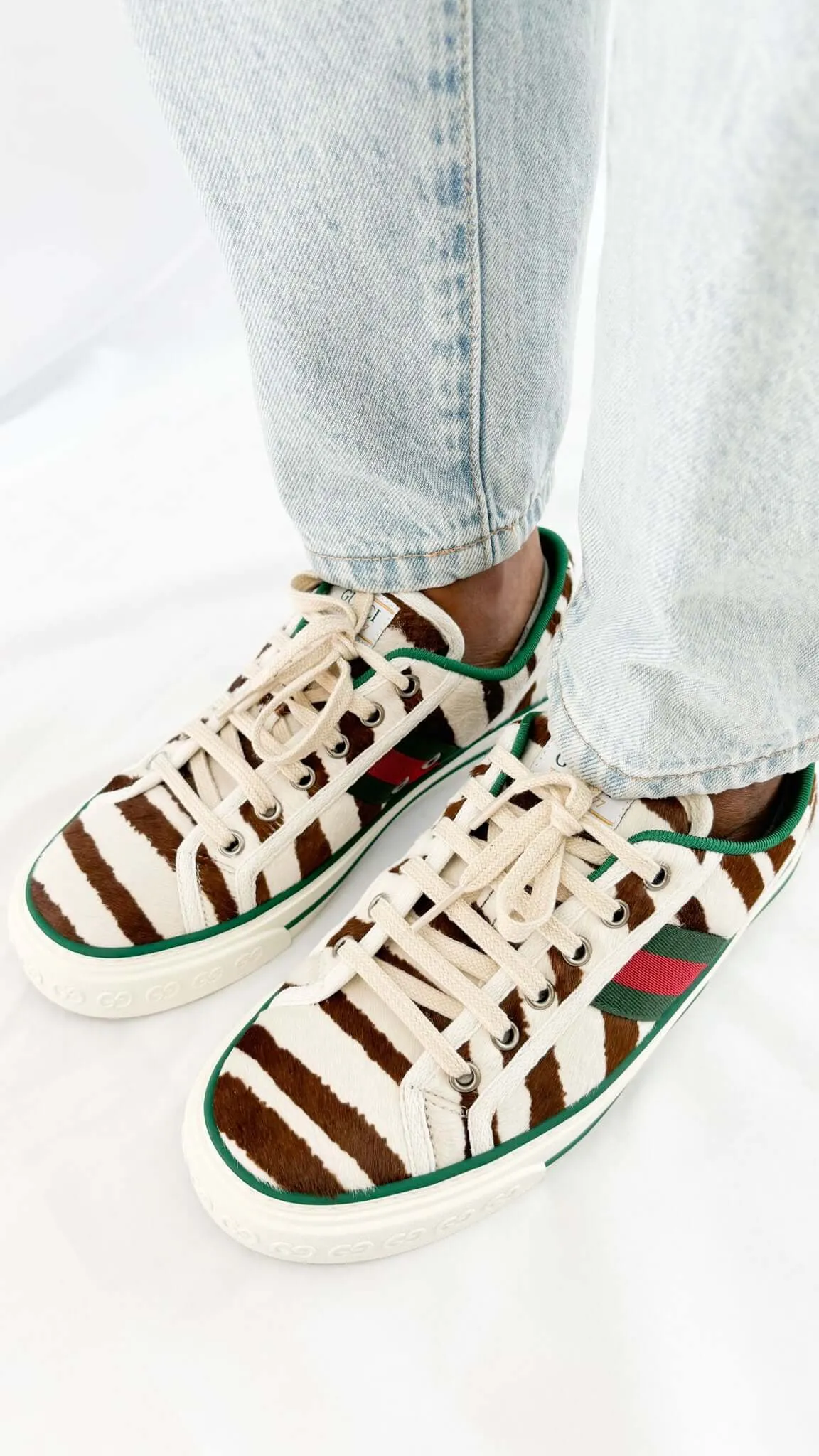 Gucci Womans 1977 Tennis Sneakers