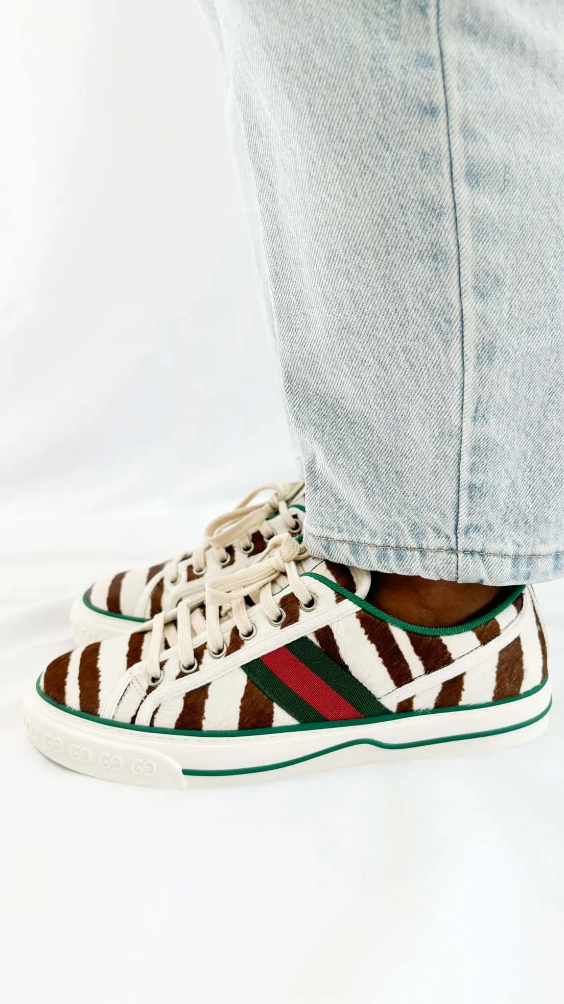 Gucci Womans 1977 Tennis Sneakers