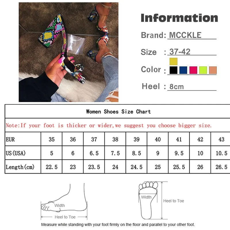 High Heel  Candy Color Open Toes Thick Heel Sandals
