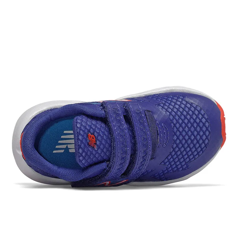 Hook and Loop Rave Run - Marine Blue with Vision Blue and Neo Flame - Toddler