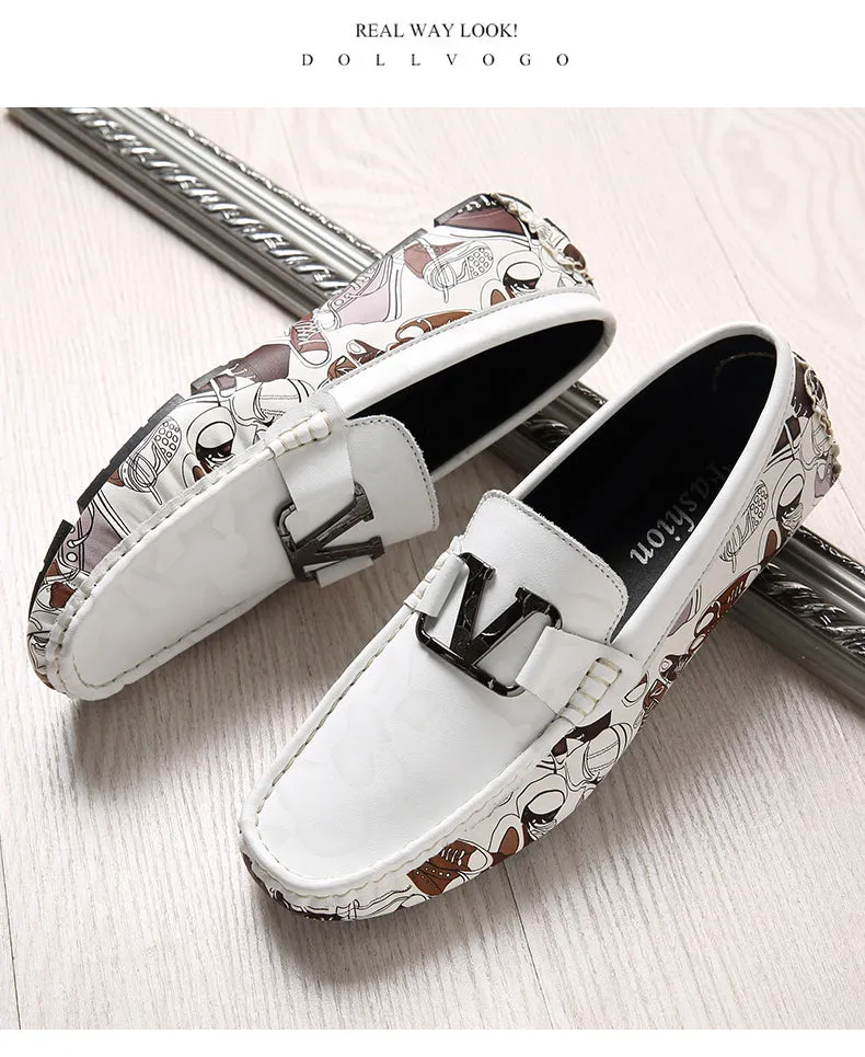 Jinquedai  Large Size 46 Men Loafers Soft Luxury Moccasins High Quality Spring Autumn Genuine Leather Shoes Men Warm Flats Driving Shoes