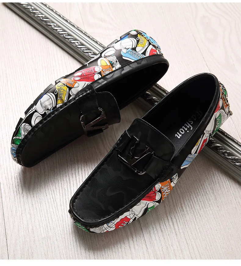 Jinquedai  Large Size 46 Men Loafers Soft Luxury Moccasins High Quality Spring Autumn Genuine Leather Shoes Men Warm Flats Driving Shoes
