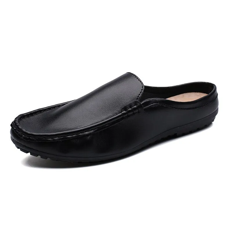 Jinquedai  Large Size 46 Men Loafers Soft Luxury Moccasins High Quality Spring Autumn Genuine Leather Shoes Men Warm Flats Driving Shoes