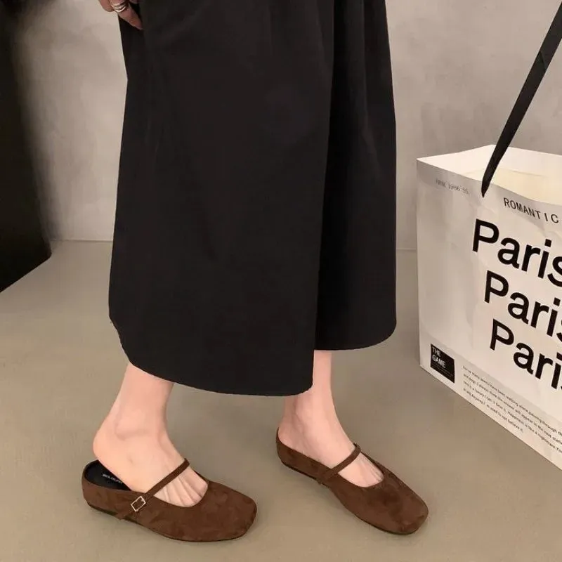 Joskaa Brand New Women Flats Round Toe Shallow Slip On Ladies Casual Ballet Shoes Soft Leather Eelgant Dress Shoes Mujer Size