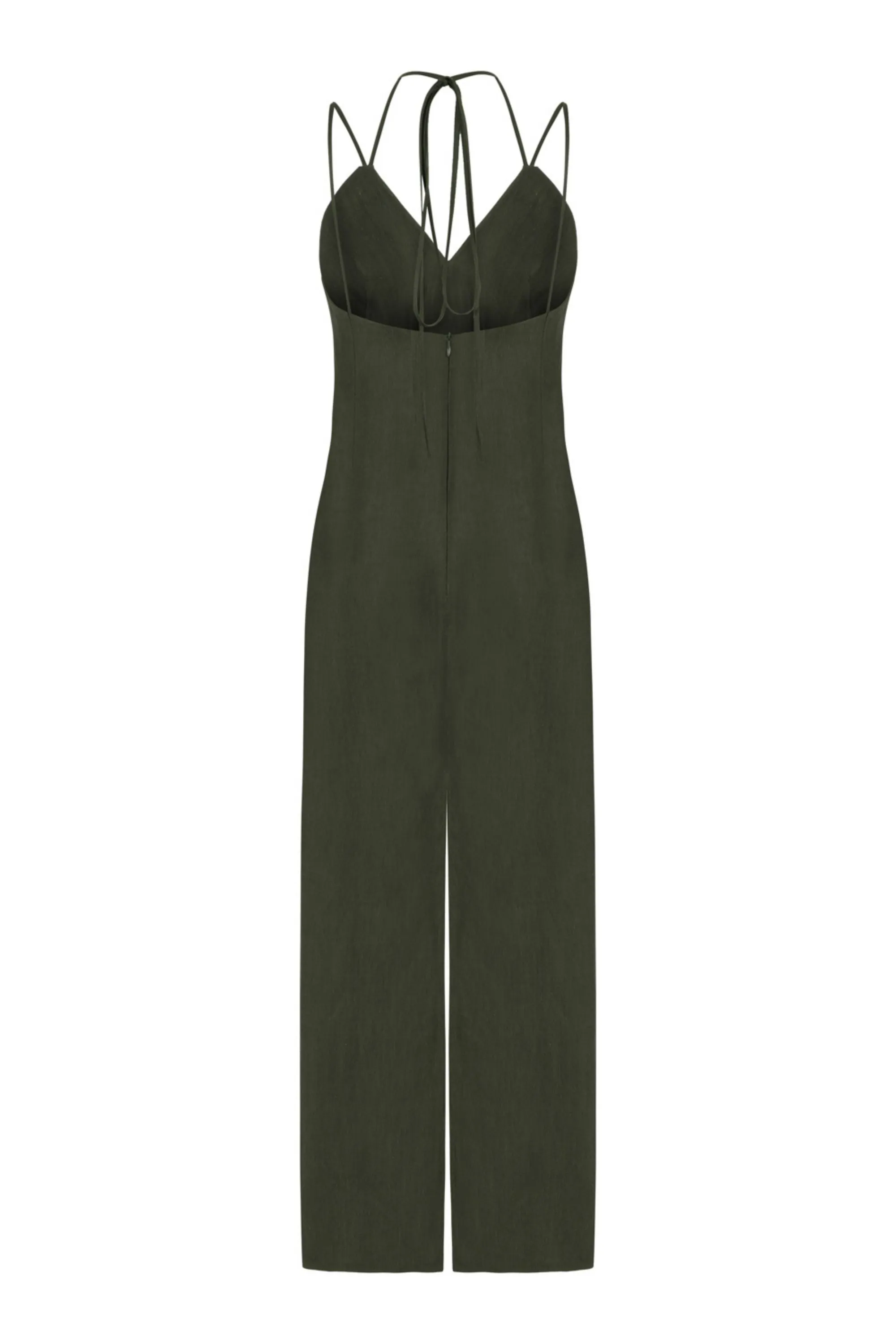 Khaki Strappy Dress