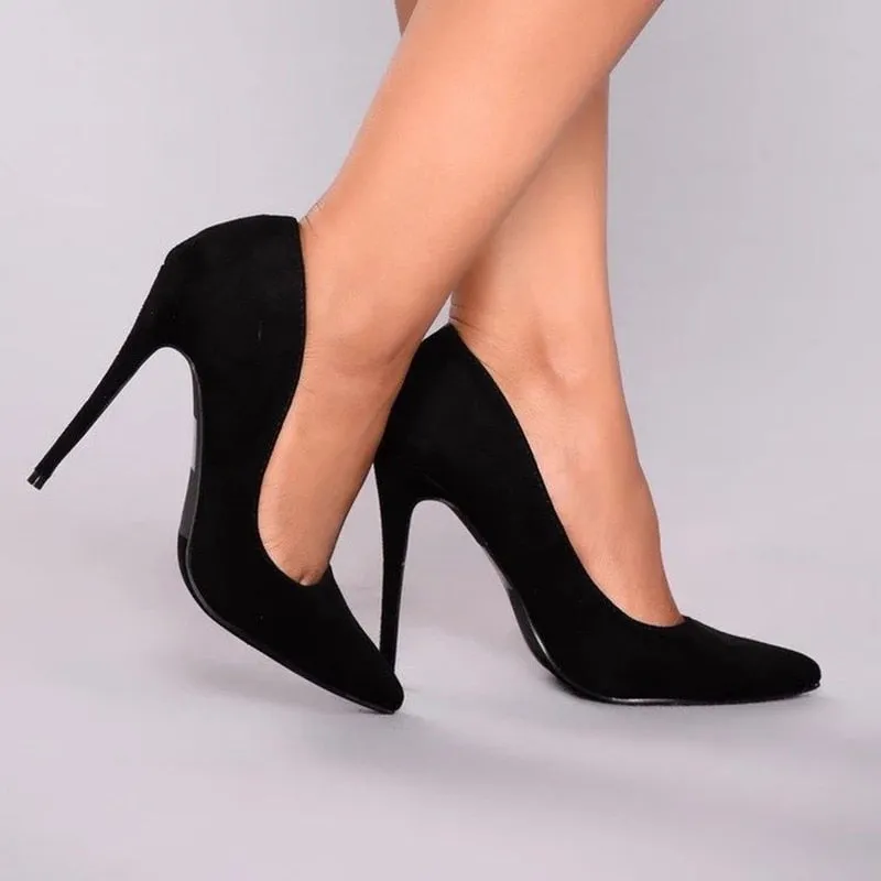 Leopard Print High Heel Stilettos crafted with Faux Fur