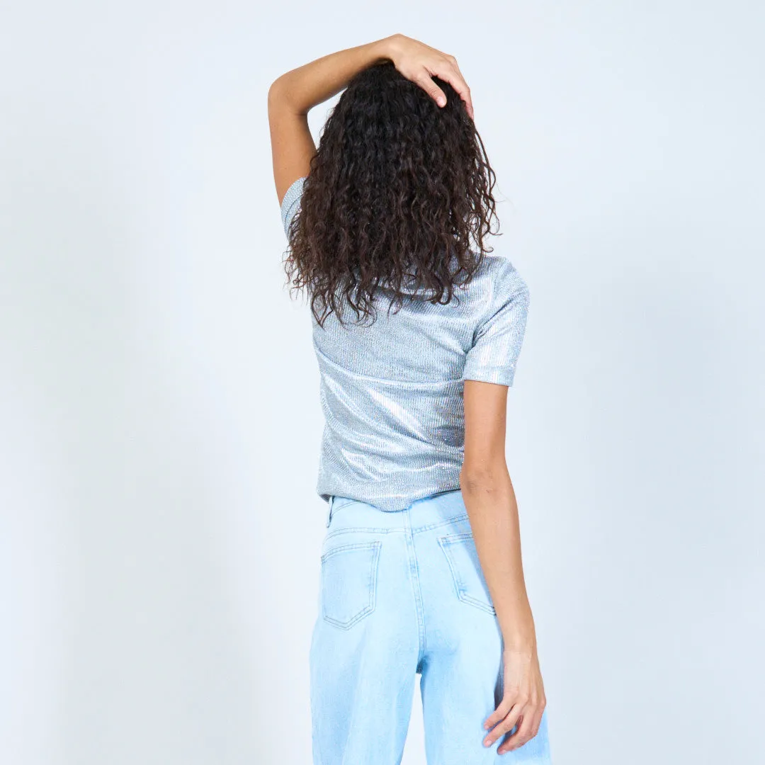 Lightweight sheer knit top wholesale