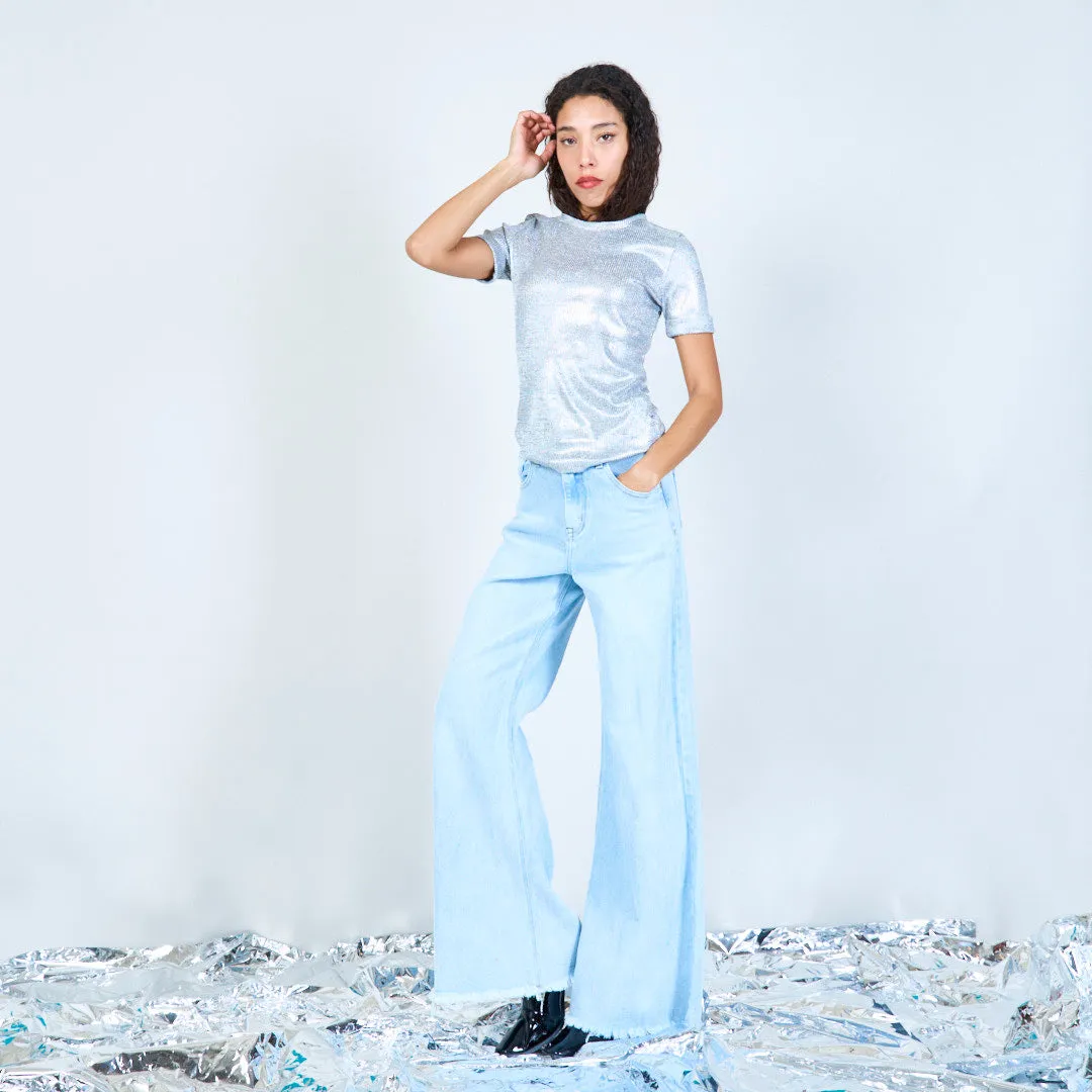Lightweight sheer knit top wholesale