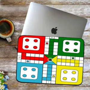 Ludo Design Double Side printed Laptop Sleeve with Vibrant Digital Prints – Protect Your Laptop in Style