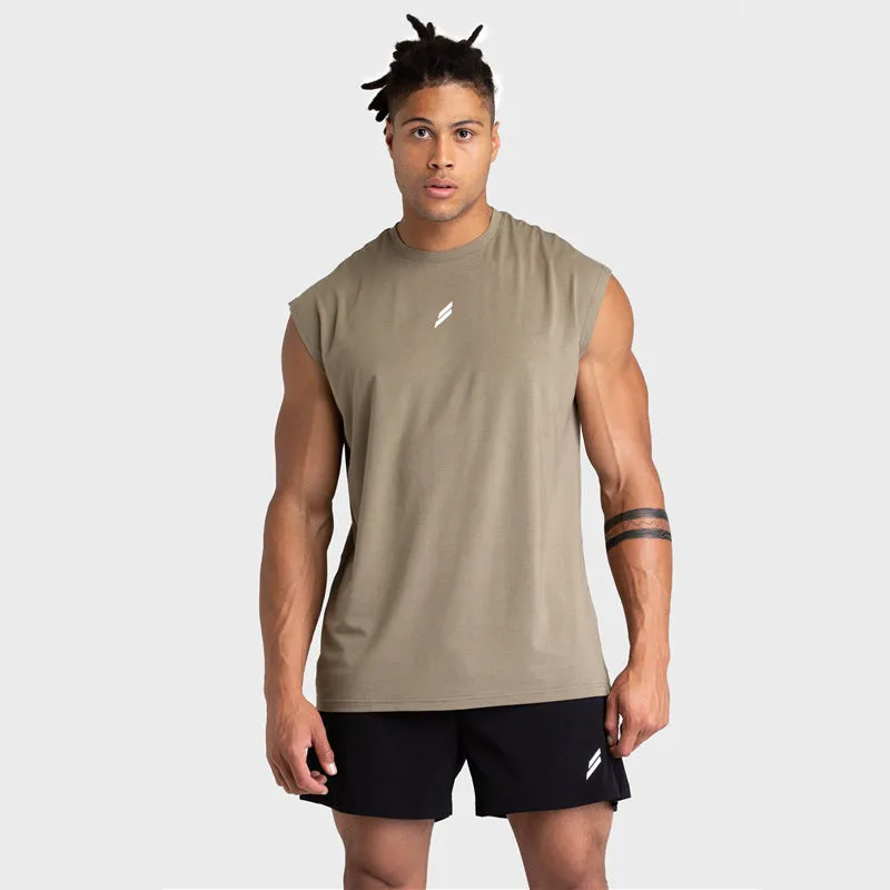 Men's Casual Running & Training Sports Vest – Breathable Cotton Tank Top