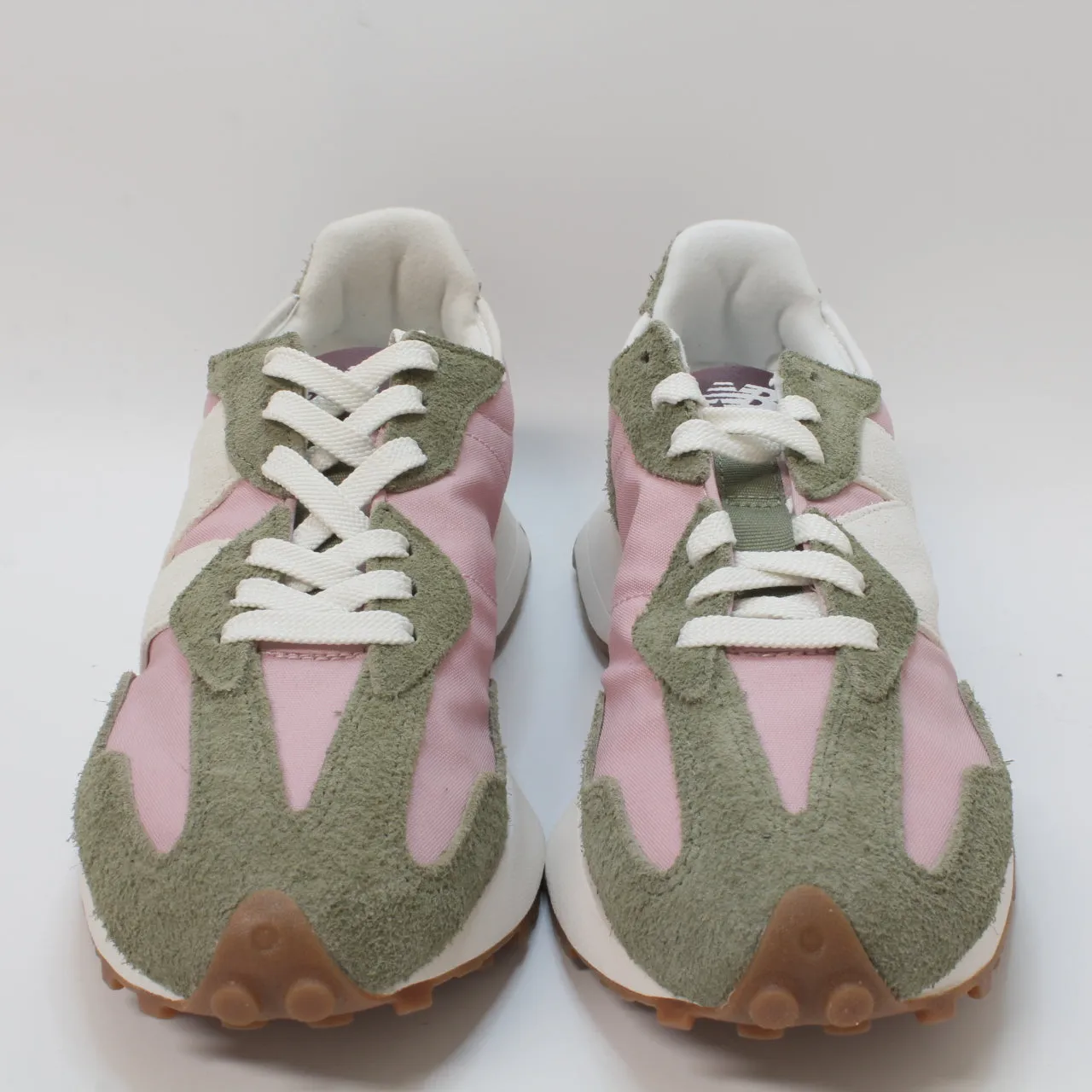 New Balance 327 Trainers Grey Pink White