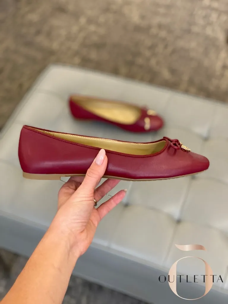 Nori Leather Ballet Flat - Mulberry