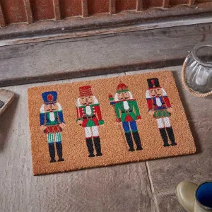 Nutcrackers Decoir Christmas Doormat - 40 x 60cm