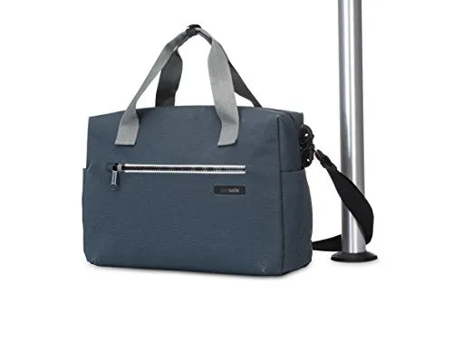 Pacsafe Intasafe Anti-Theft 15 inch Laptop Shoulder Bag / Briefcase, Navy Blue