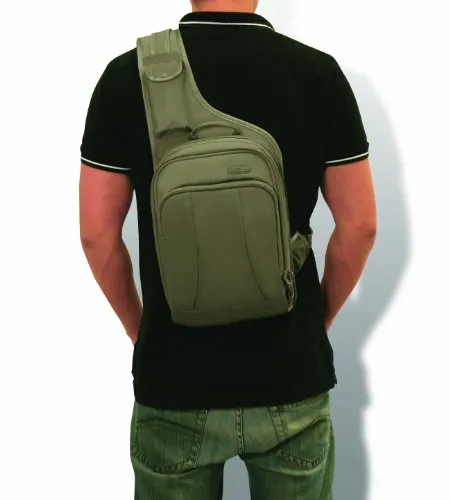 Pacsafe Luggage Metrosafe 150 gii Cross Body Sling Bag, Jungle Green