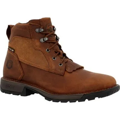 Rocky Men's 6" Legacy 32 Waterproof Square Toe Western Lacer Work Boot