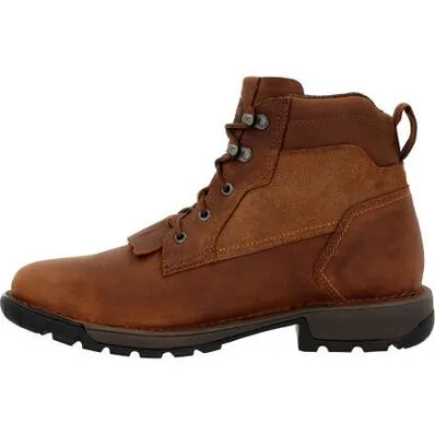 Rocky Men's 6" Legacy 32 Waterproof Square Toe Western Lacer Work Boot