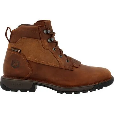 Rocky Men's 6" Legacy 32 Waterproof Square Toe Western Lacer Work Boot