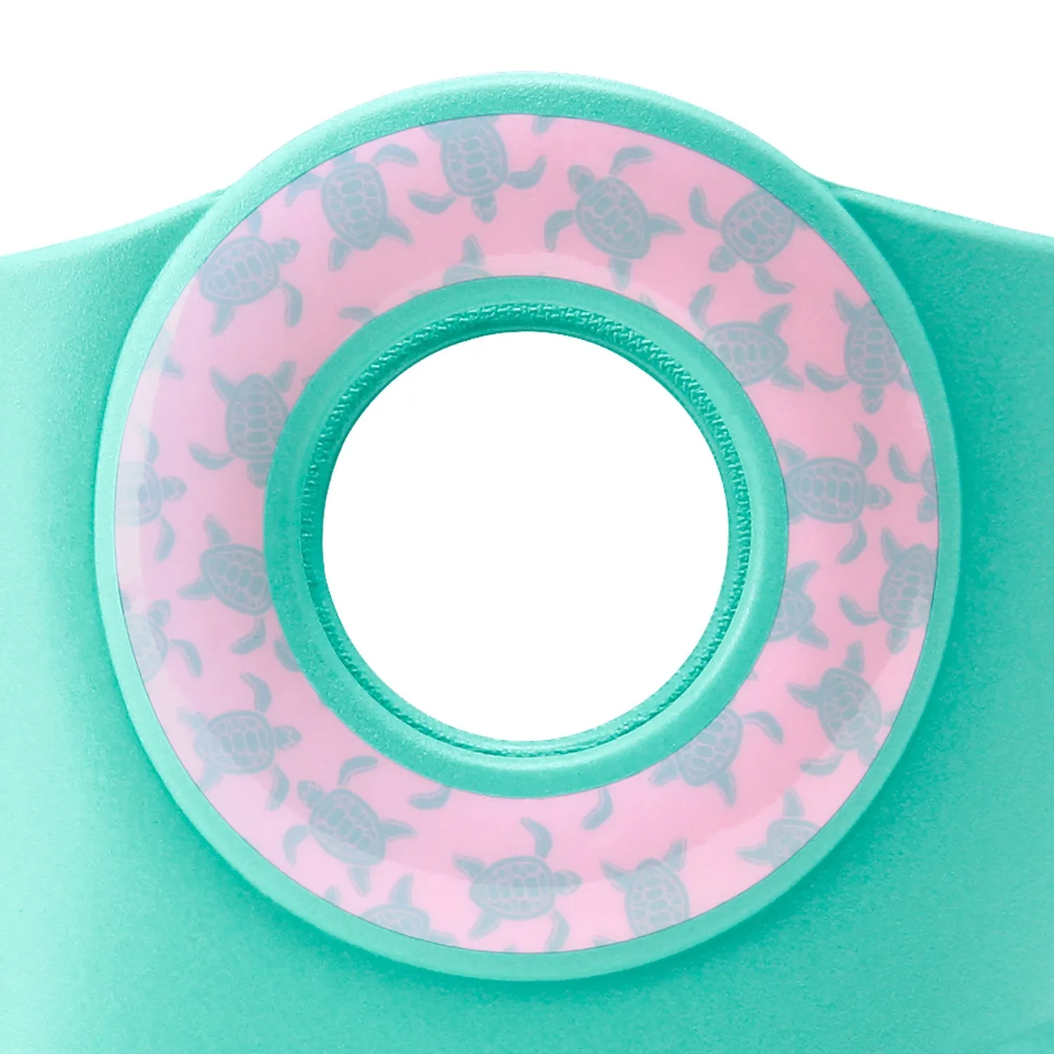 Toddler Kendall Rain Boots, Turquoise Sea Turtles